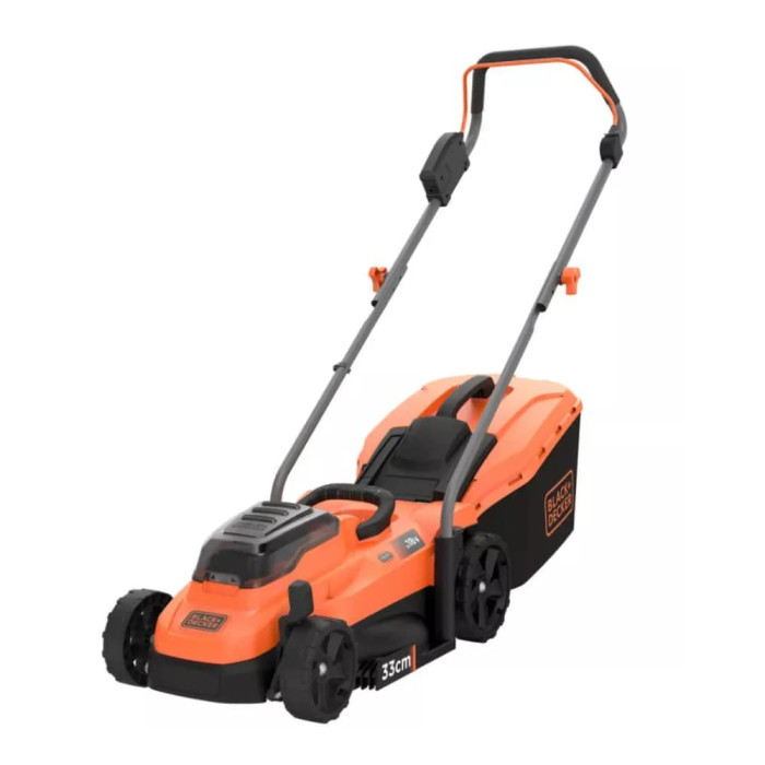 Газонокосилка аккумуляторная BLACK & DECKER BCMW3318L2, 2 аккумулятора и зарядное устройство