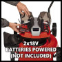 Газонокосилка аккумуляторная мульчирующая Einhell GE-CM 36/48 Li M-Solo (3413054) (без АКБ и ЗУ)