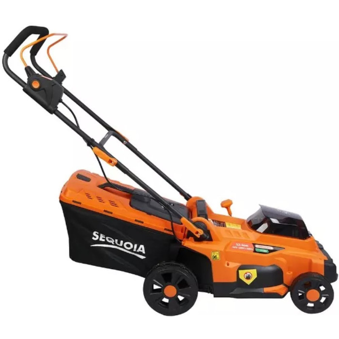 Аккумуляторная газонокосилка SEQUOIA SBL4037B-E2W, 2 аккумулятора и ЗУ