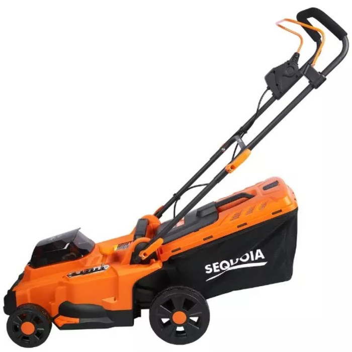 Аккумуляторная газонокосилка SEQUOIA SBL4037B-E2W, 2 аккумулятора и ЗУ