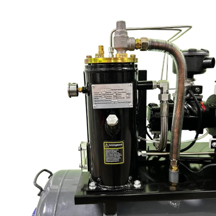 Винтовой воздушный компрессор 200 л GTM DLG7.5V масляный 1000л/хв 7,5кВт 8бар 380В (27295)