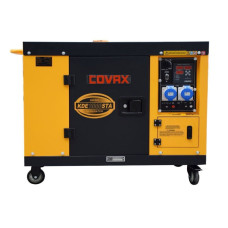 Дизельный портативный генератор Covax 11000T 9 кВт, дизель, 1 фаза, электрический запуск