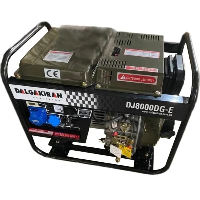 Генератор дизельний DALGAKIRAN  DJ 8000 DG-E, 7 квт, 1 фаза