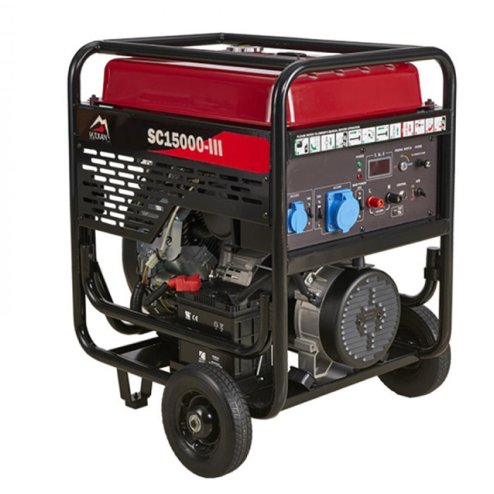 Бензиновый генератор Vulkan SC15000-III (34220), 12 кВт