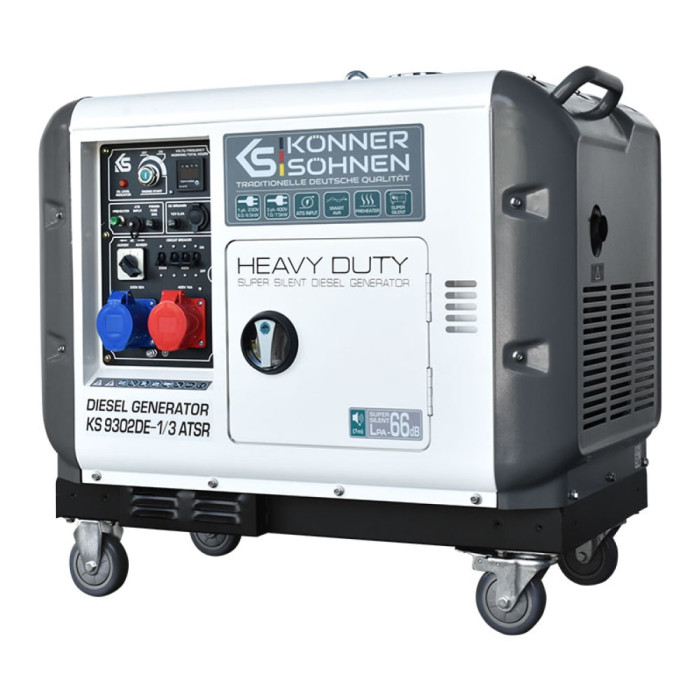 Генератор дизельный Konner&Sohnen KS 9302DE-1/3 ATSR