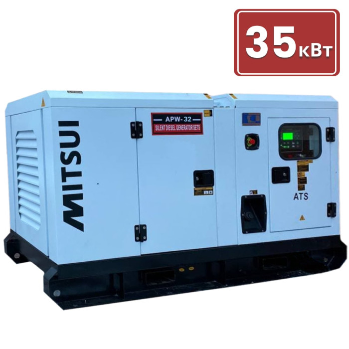 Аренда дизельного генератора mitsui apw-32, 30 квт