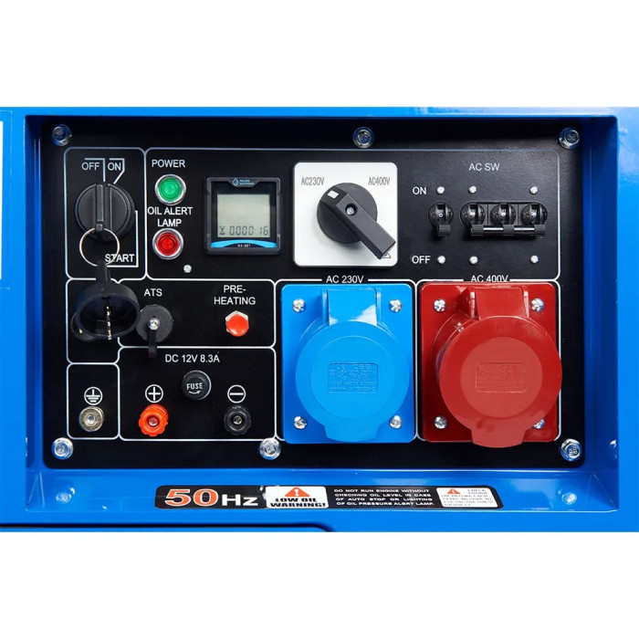 Дизельний генератор EnerSol SKDS-7EBAU, 220/380В