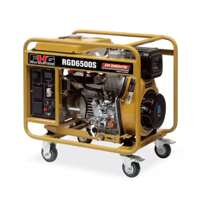 Генератор дизельний Daishin RGD6500S, 230В/50Гц,4,8/4,4кВа