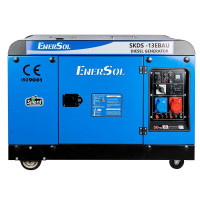 Генератор дизельний EnerSol SKDS-13EBAU, одно/трьохфазний, 13 кВт