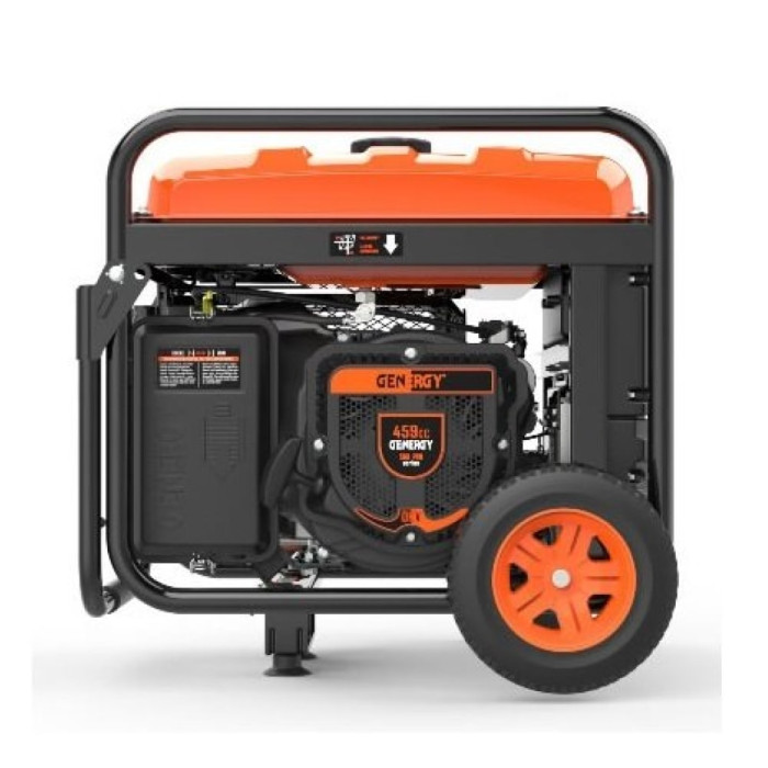 Генератор інверторний GENERGY CRETA RC, 7.5кВт, відкритий, колеса, електростартер (240016090)