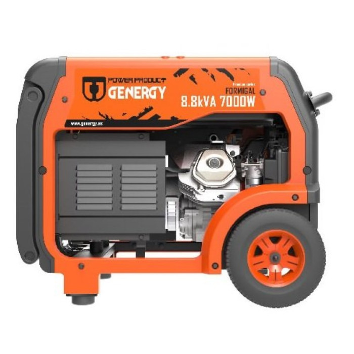 Генератор бензиновий GENERGY FORMIGAL, 7,0кВт, 1ф/3ф, колеса, електростартер (240023090)