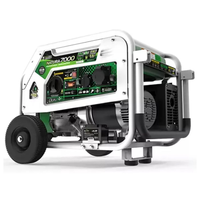 Генератор газ/бензин GENERGY NATURA 7000, 7 кВт, 1ф, колеса, электростартер (240027090)