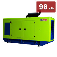 Електростанція дизельна GENPOWER GDZ-120, 96 кВт, двигун DEUTZ