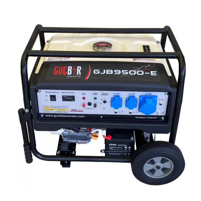 Бензиновый генератор GUCBIR GJB9500E, 7, 5 кВт, однофазный
