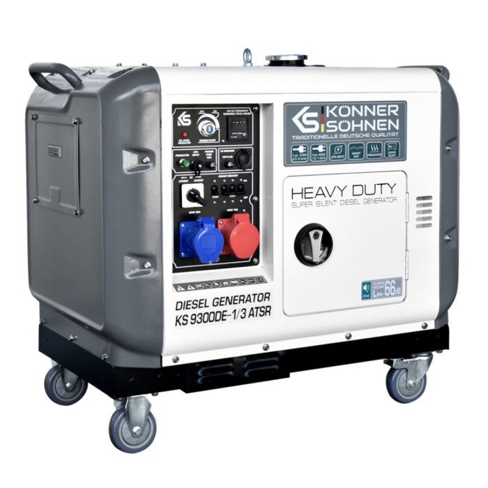 Генератор дизельный Konner&Sohnen KS 9300DE-1/3 ATSR