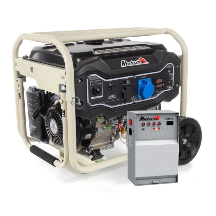 Бензиновый генератор Matari MH11000EА+ ATS