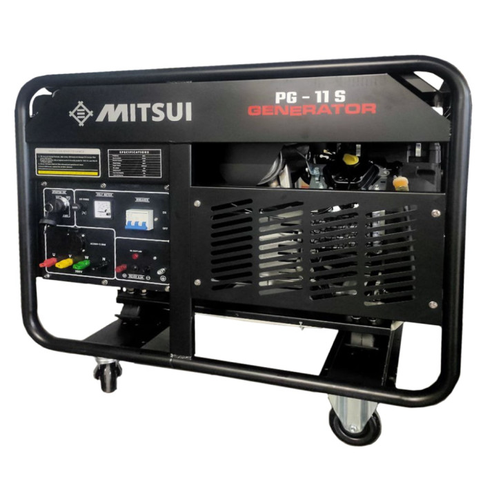 Бензиновый генератор Mitsui PG-11S, 2ва цилиндра, 9,5 кВт