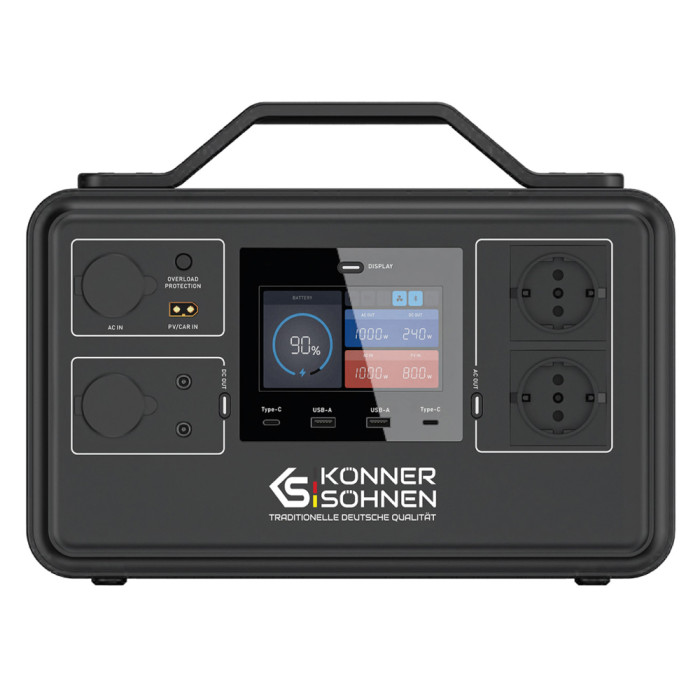Портативна мобільна електростанція Konner&Sohnen KS 1200PS