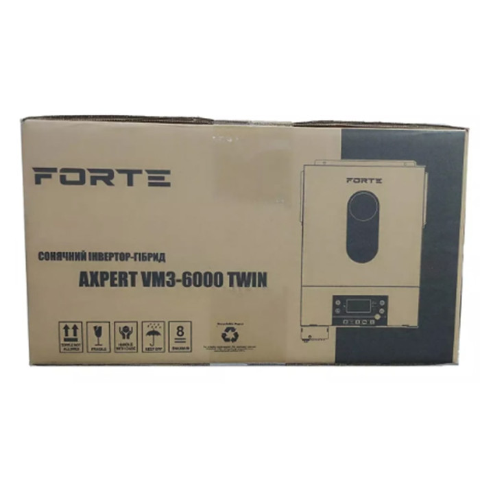 Інвертор гібридний FORTE Axpert VM 3-6000 TWIN (142512)