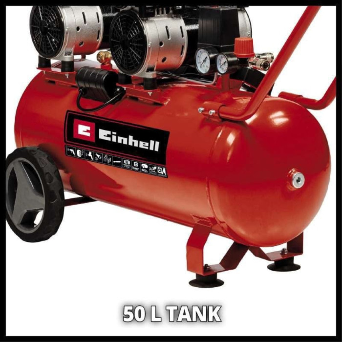 Компрессор безмасляный малошумный Einhell TE-AC 270/50 Silent Plus (4020620)