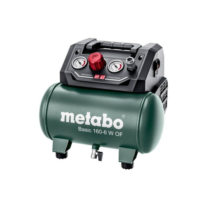Компресор безмасляний Metabo Basic 160-6 W OF - 160 л/хв, 8 бар (601501000)