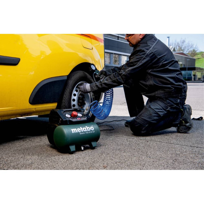 Компресор безмасляний Metabo Basic 160-6 W OF - 160 л/хв, 8 бар (601501000)