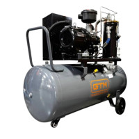 Компресор гвинтовий 200л GTM DLG5.5V/inv, 680л/хв 5,5кВт 8бар 380В/інвертор (27350)