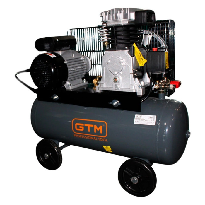 Поршневой воздушный компрессор 50 л GTM KCH2070A-50L ременной (27155)
