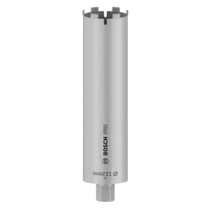 Алмазна коронка Bosch PRO Core Cutter dry 112х400 мм, 1 1/4 дюйма UNC (2608601409)