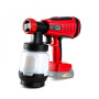 Краскораспылитель аккумуляторный GTM SG18/700BL, 18В, 800мл резервуар, 2 сопла-1,5 и 2,5мм, без АКБ и ЗУ (3031)