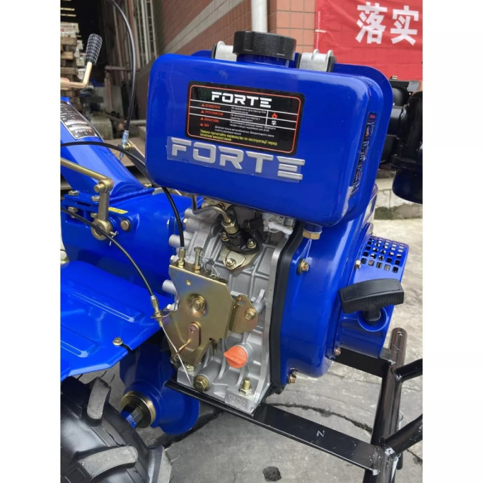 Культиватор дизельный FORTE 1050, колеса 10", синий (91633)