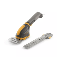 Кусторез-ножницы аккумуляторные STIGA SGM102AE + 1 аккумулятор и зарядное устройство