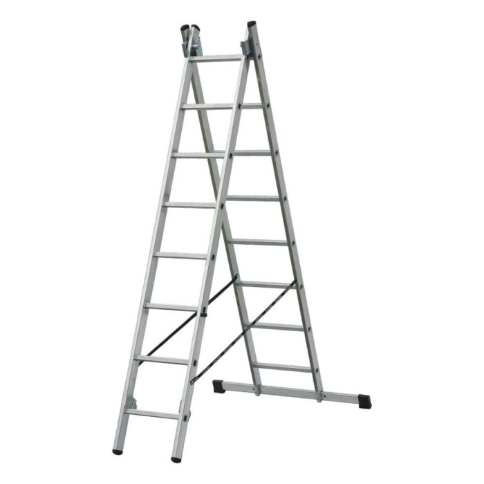 Лестница алюминиевая Elkop 2-х секц.VHR T 2x8 (37494)