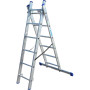 Лестница ELKOP VHR Hobby 2x6 алюминиевая, 2 секции, 6 ступеней (38235)