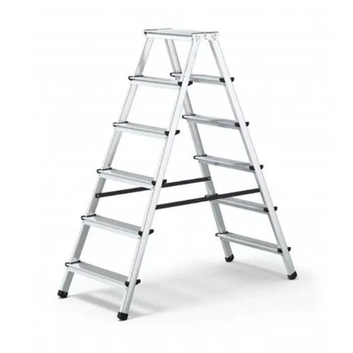 Стремянка алюминиевая STARK SDHR 406 HOME (526260204)