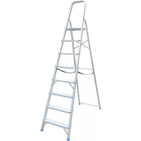 Стремянка алюминиевая свободностоящая Werk LJG308D 8 ст. (90243)