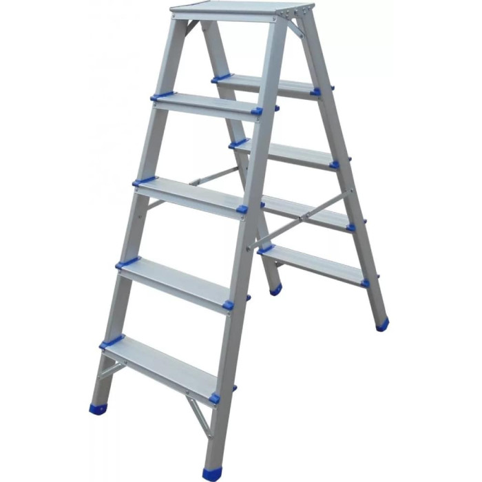 Стремянка алюминиевая Werk LB405 5 ст. двухсторонняя (90247)