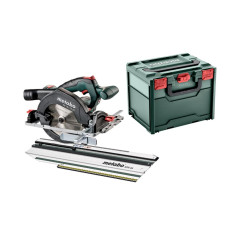 Акумуляторна пила циркулярна ручна Metabo KS 18 LTX 57 Set із торцювальною шиною KFS 44 (691195000)