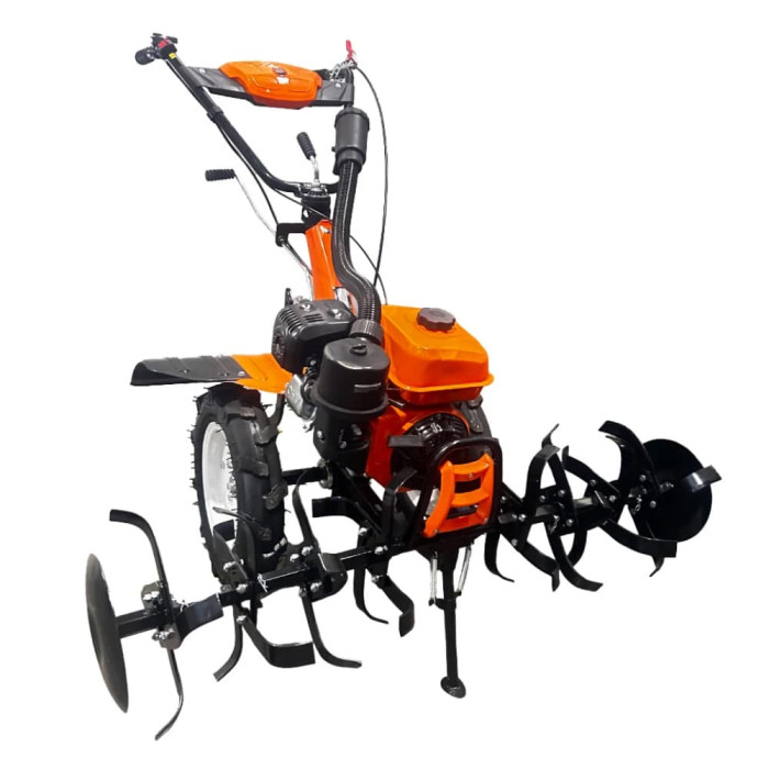 Мотоблок GTM GH-7/120-4 бензиновый 7 л.с., ширина 60/100/120см, передач 3вперед/1назад, колеса 10" (83252)