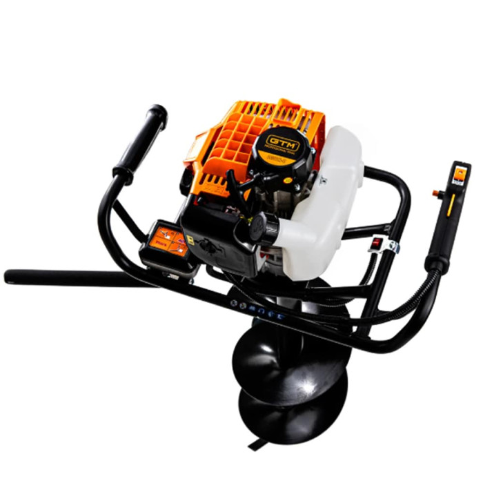 Мотобур GTM AG52H-D KIT, 1,46 кВт/2л.с. со шнеком 200мм (83840)