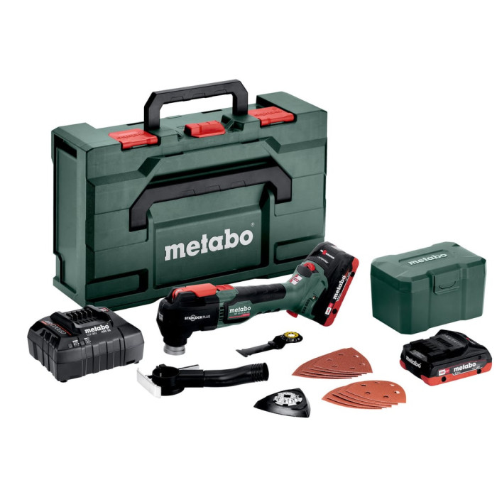 Аккумуляторный мультитул Metabo MT 18 LTX BL QSL + 2хLiHD 4,0Aч, ASC 55 (613088800)