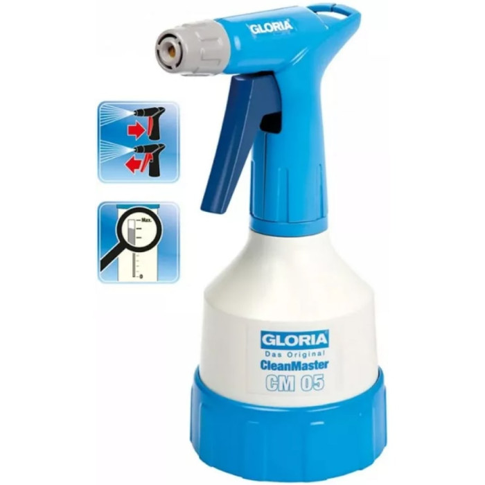 Опрыскиватель GLORIA 0,5 л CleanMaster CM05 (81063)