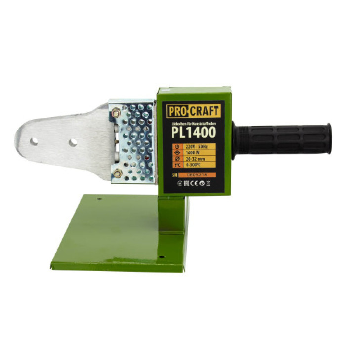 Паяльник для пластиковых труб PROCRAFT PL1400 (014003)