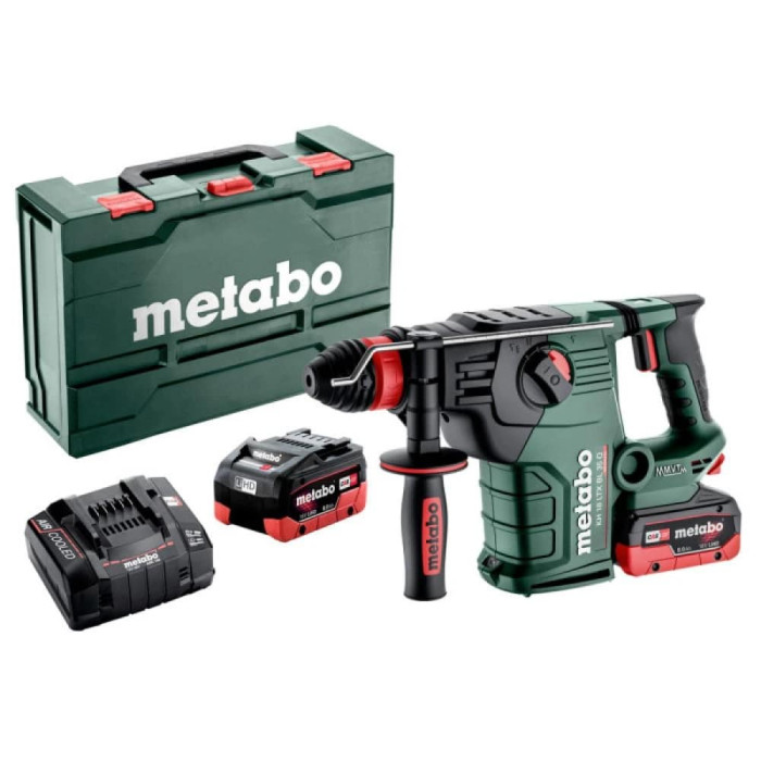 Перфоратор акумуляторний комбінований Metabo KH 18 LTX BL 35 Q (2x LiHD 8,0Ah, ASC 145, metaBox 185 XL) (600813810)