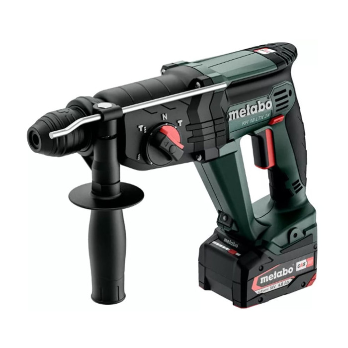 Акумуляторний перфоратор щітковий Metabo KH 18 LTX 24 (2x4,0Ah, ASC 55, metaBOX 145 L) (601712510)