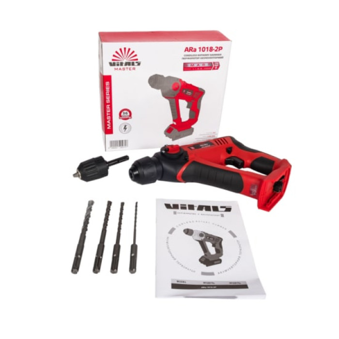 Перфоратор аккумуляторный Vitals Master ARa 1018-2P SmartLine (120271)