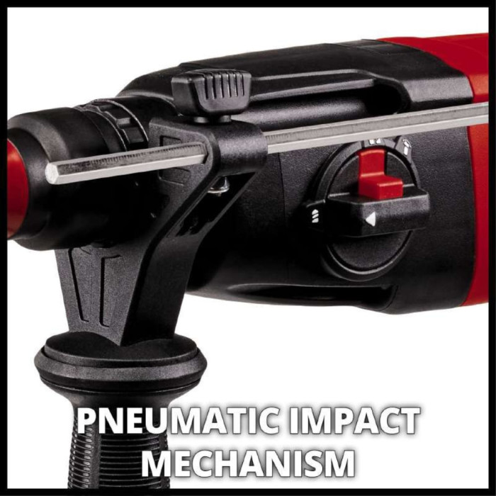 Перфоратор Einhell TC-RH 620 4F Kit (4257992) + кейс, 3 бура + плоское зубило