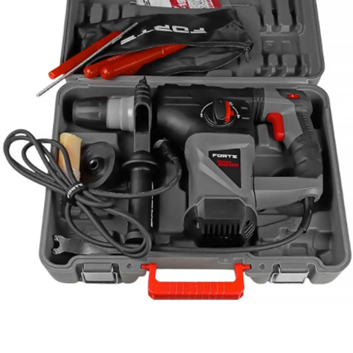 Перфоратор FORTE RH 38-19 RV 1900 Вт, 38 мм, 5 Дж, 3 режима (133495)