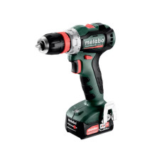 Аккумуляторная дрель шуруповерт 12 В с бесщеточным двигателем Metabo PowerMaxx BS 12 BL Q, каркас коробка (601045850)
