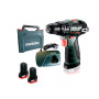 Акумуляторний ударний дриль-шуруповерт Metabo PowerMaxx SB BL (2x2.0Аг, LC 40, кейс) (601784500)
